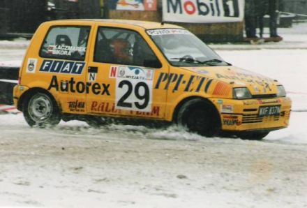 Jacek Sikora i Marek Kaczmarek - Fiat Cinquecento Sporting.